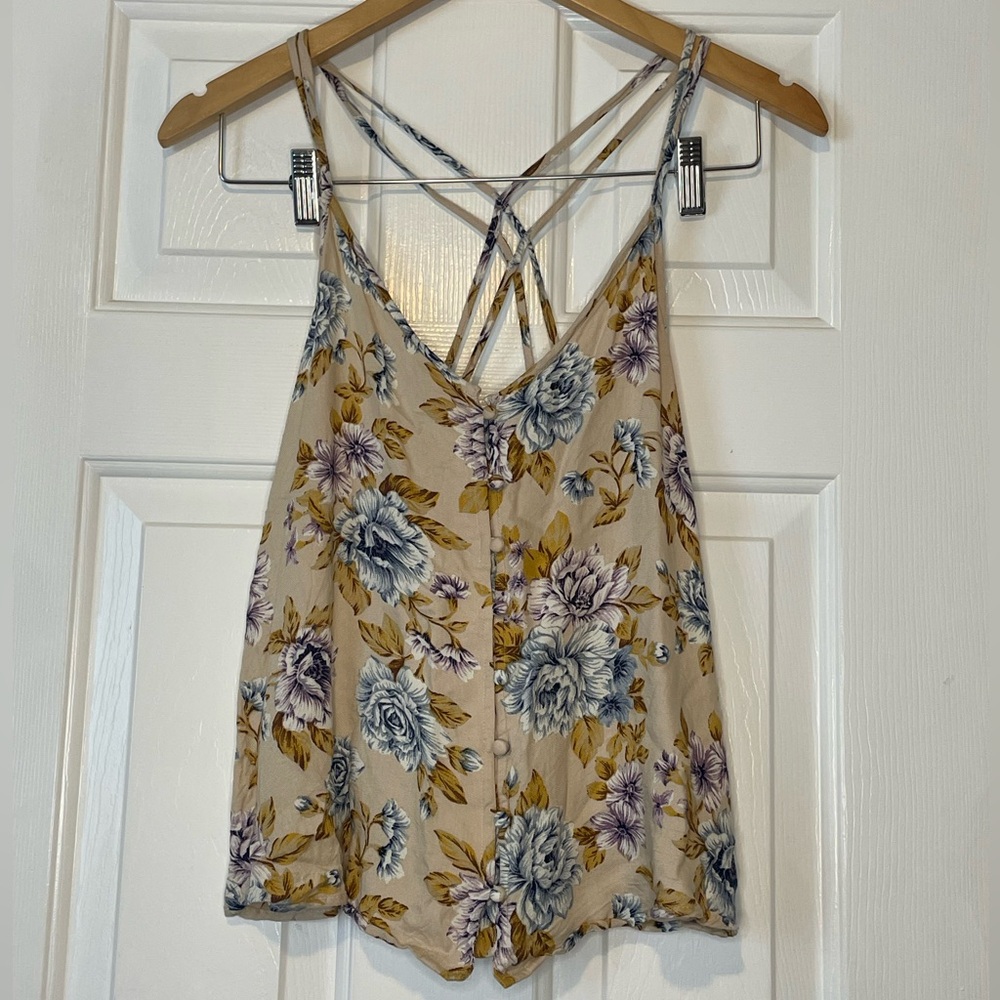 American Eagle Floral Tank Top 0191